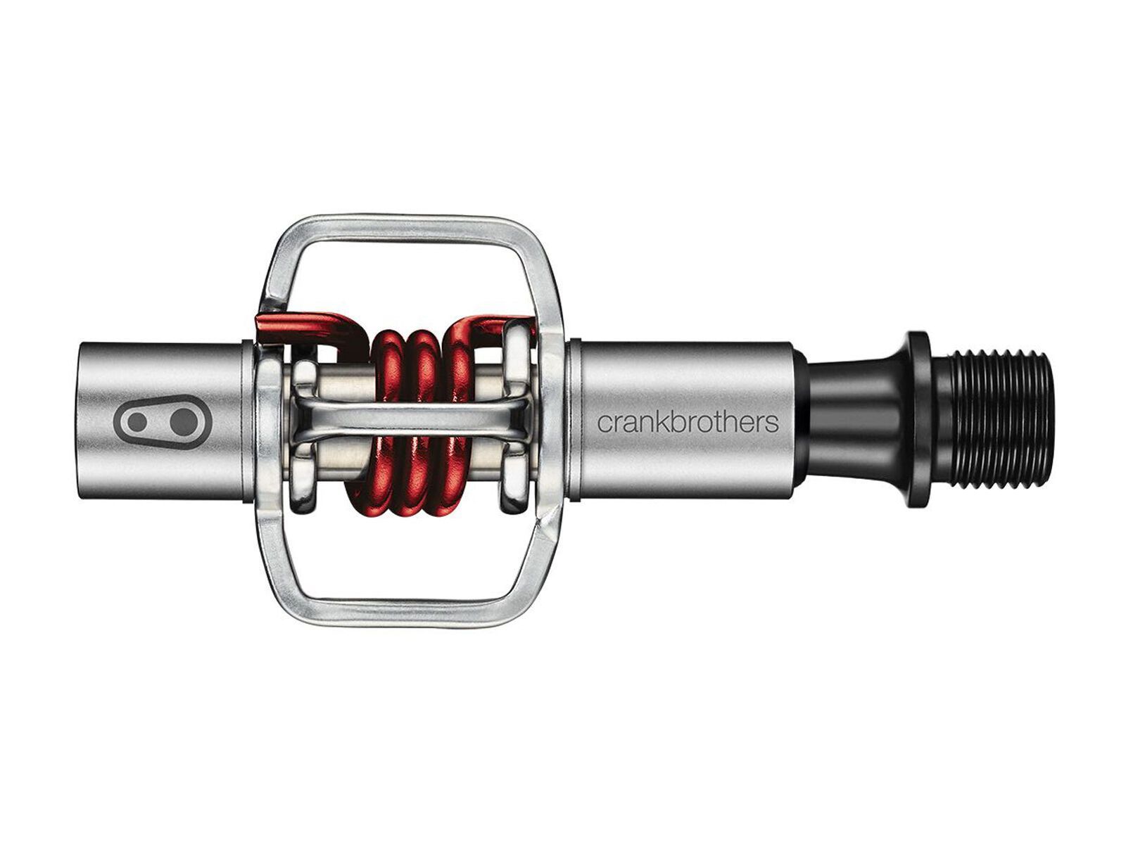 Crankbrothers Eggbeater 1 Hangtag Version, silver/red - Bild 1