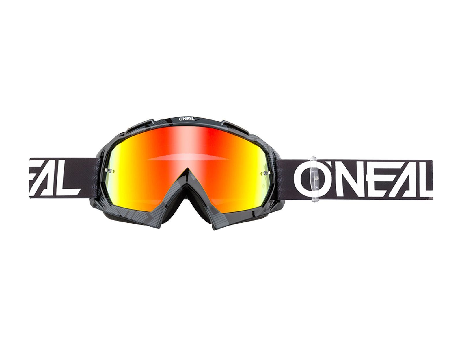 ONeal B-10 Goggle Pixel, black/white/Lens: radium red - Bild 1