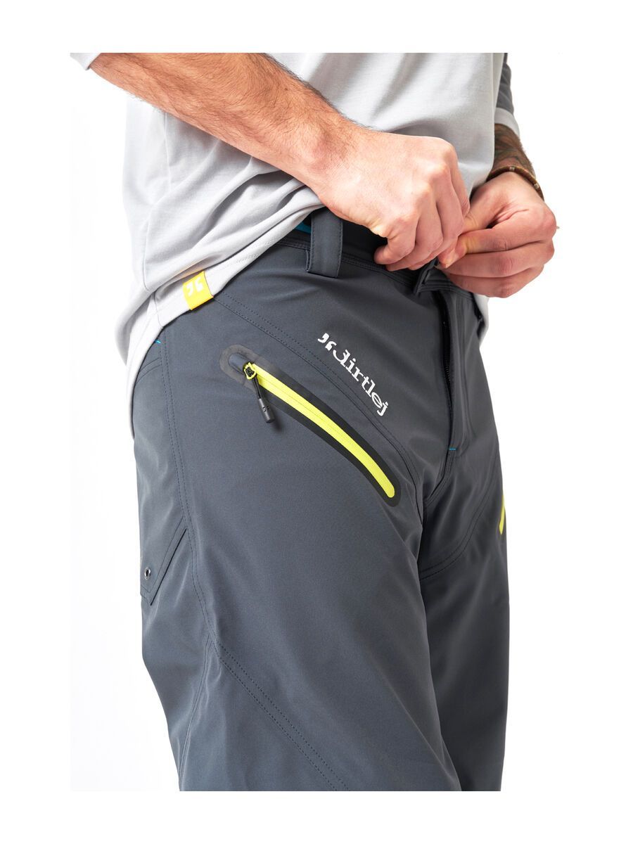 dirtlej Trailscout Waterproof Men, steelblue/lime - Bild 2