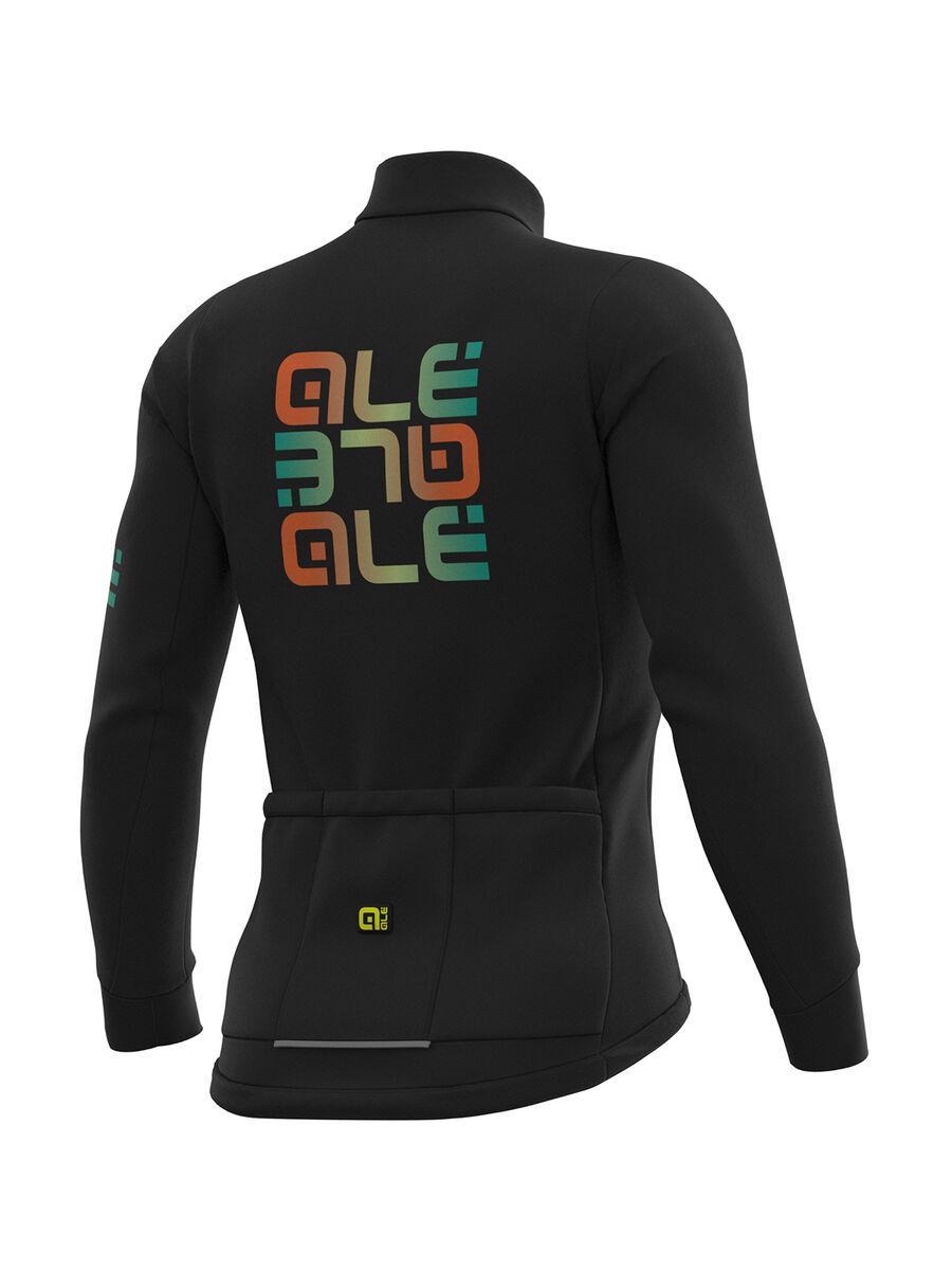 Ale Mirror Winter Jersey, nero/black - Bild 2
