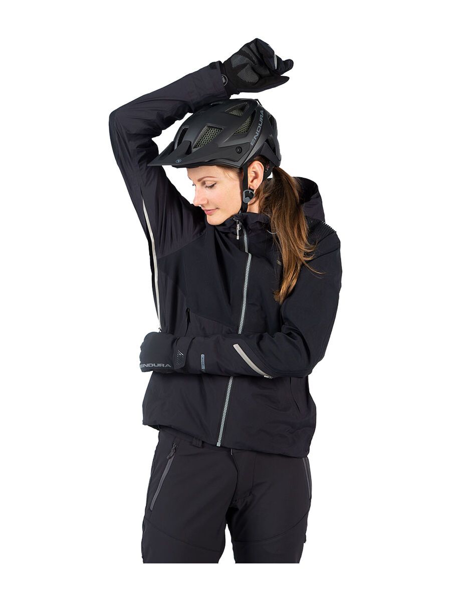 Endura Damen MT500 Wasserdichte Jacke, schwarz - Bild 4