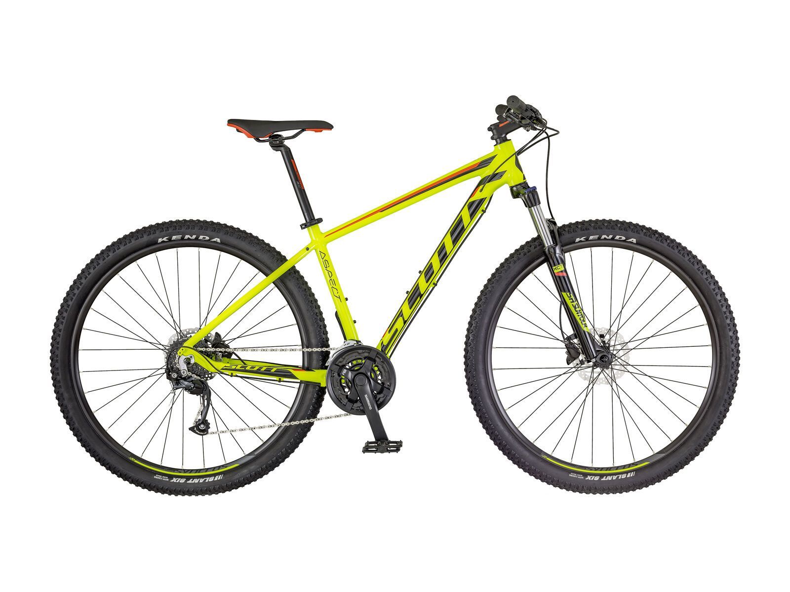 Scott Aspect 950 yellow red BIKER BOARDER.DE