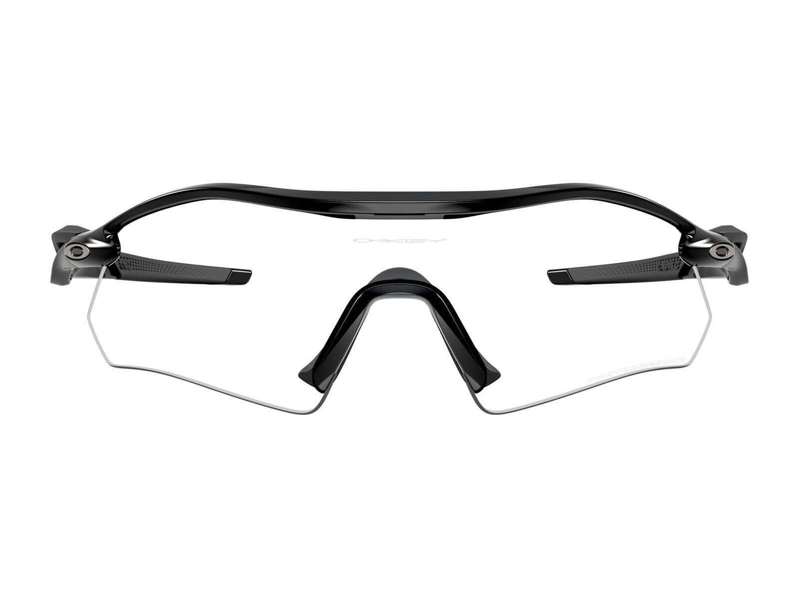Oakley Radar Plate, Clear To Black Iridium Photochromic / polished black - Bild 2