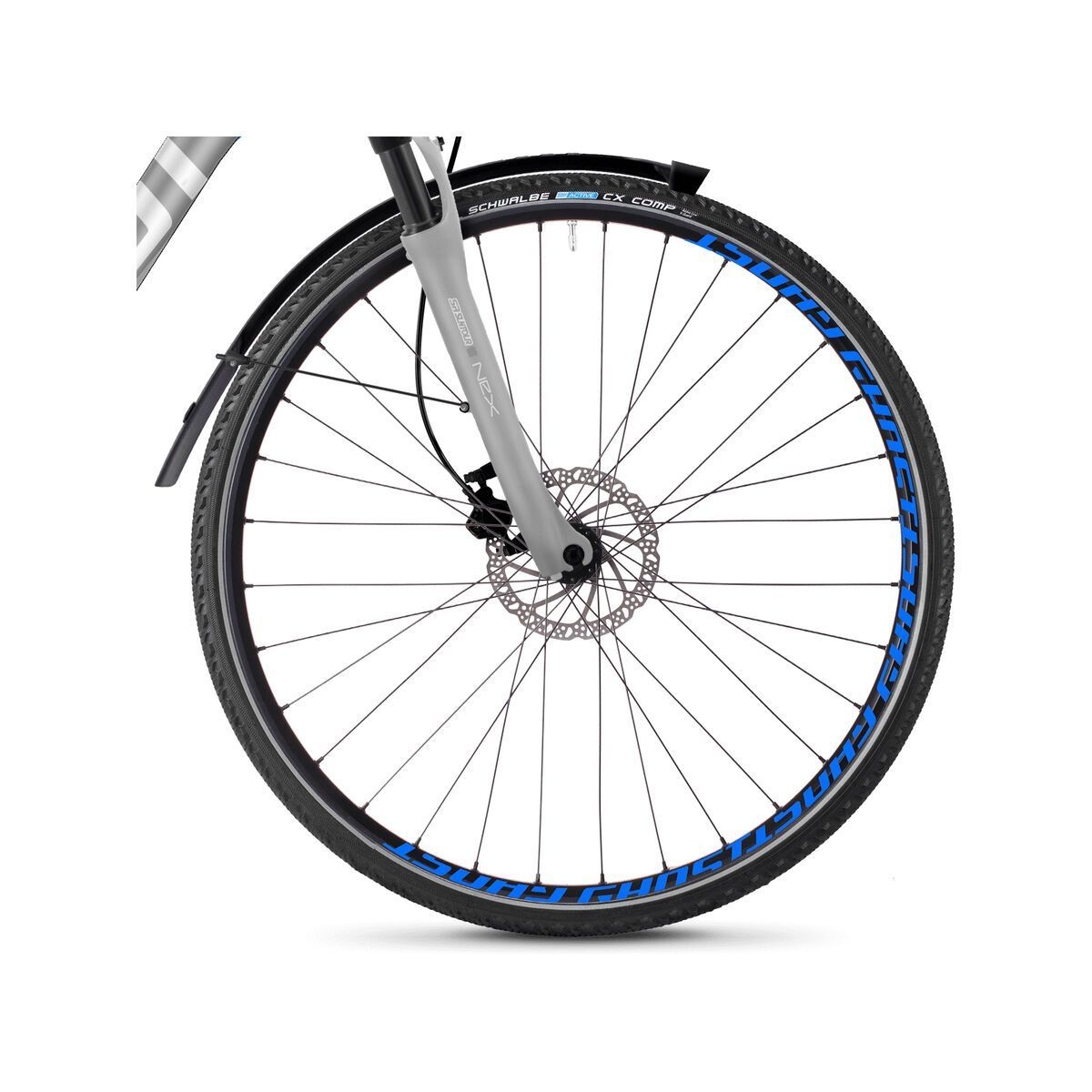 Ghost Square Cross X 3.8 W AL, palladium silver/iridium silver/vibrant blue - Bild 2