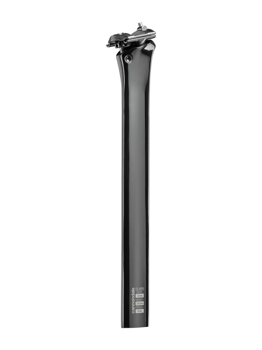 Cannondale C1 Aero 40 V2 Seatpost Ti - 0 / 365 mm, black - Bild 1