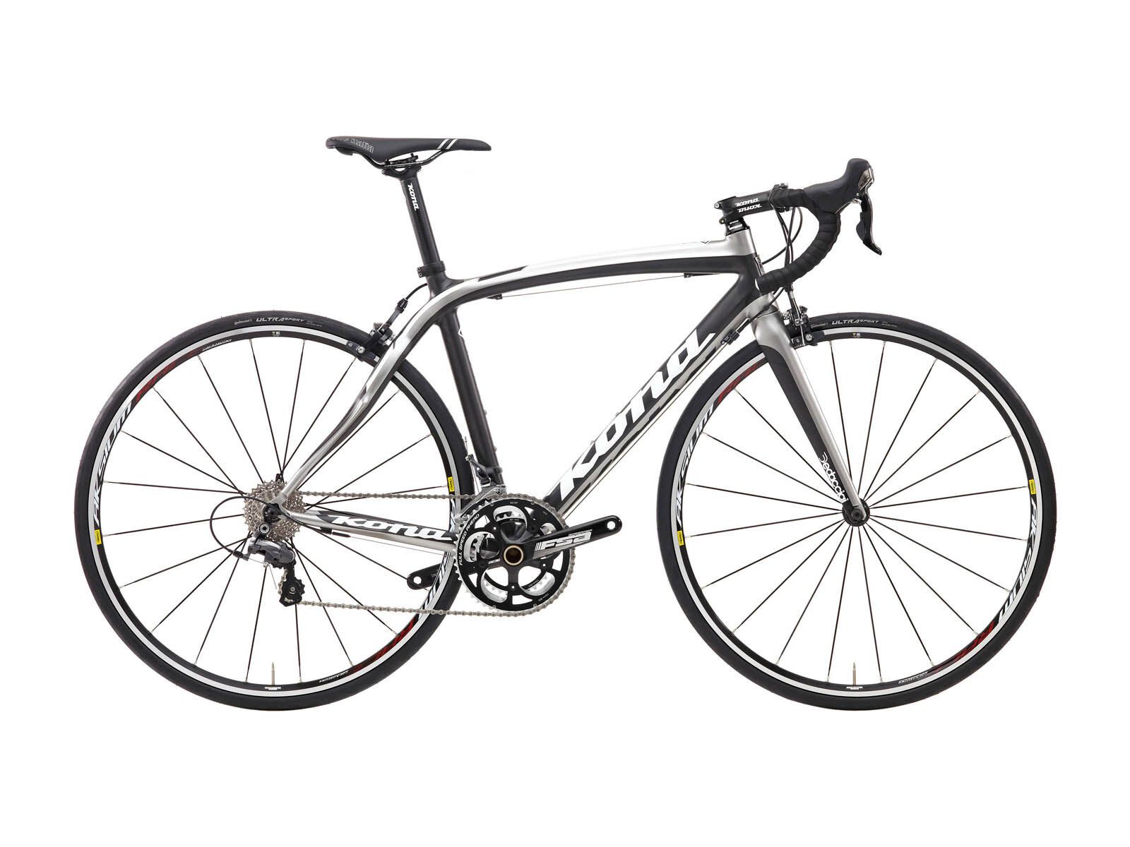 Kona Zing Supreme, matt carbon/white/silver/black - Bild 1