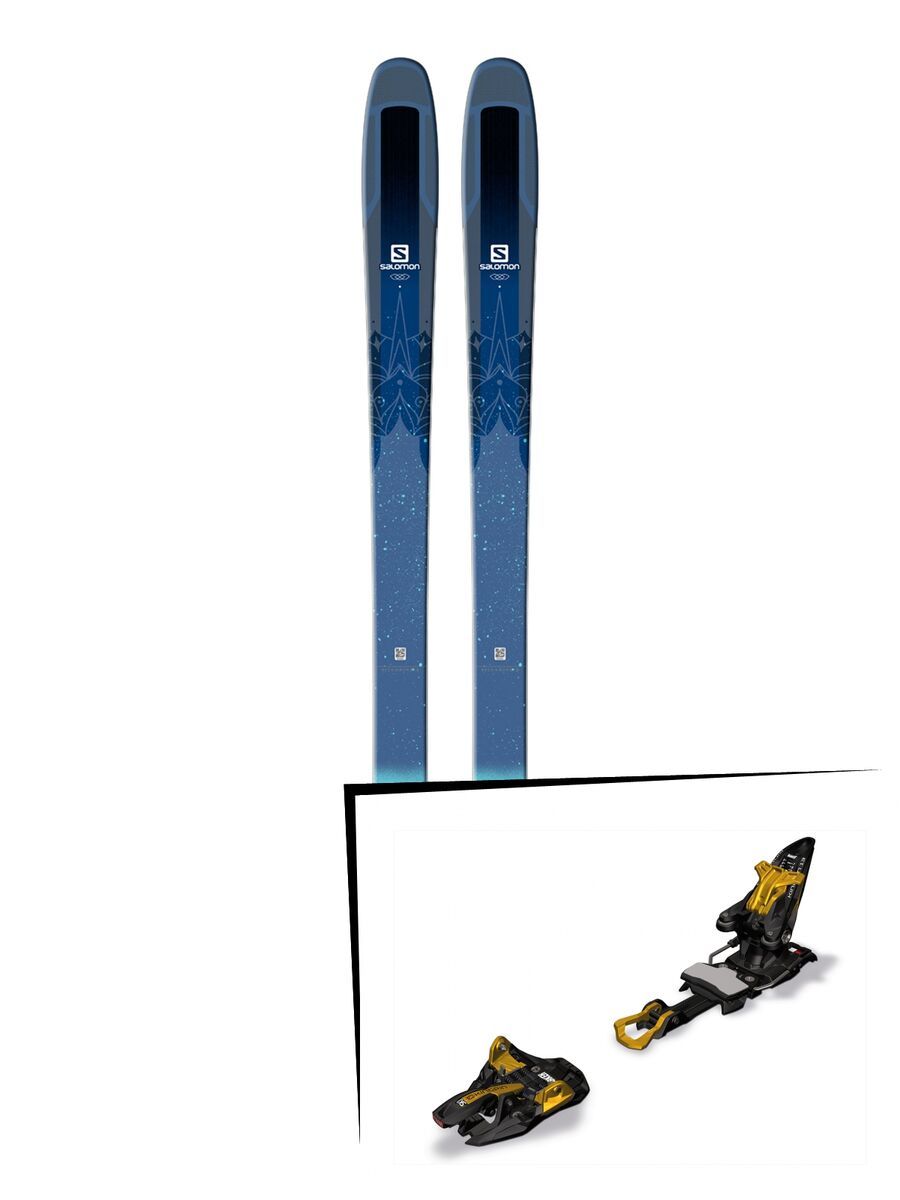 Set: Salomon QST Lux 92 2018 + Marker Kingpin 13 - Bild 1