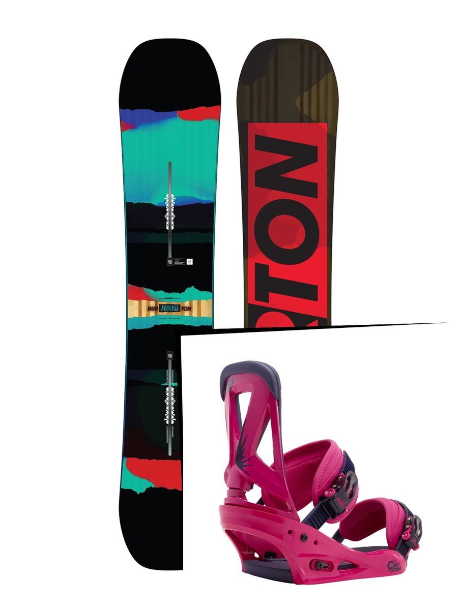 Set: Burton Process Flying V 2016 +  Custom (1191314S) - Bild 1