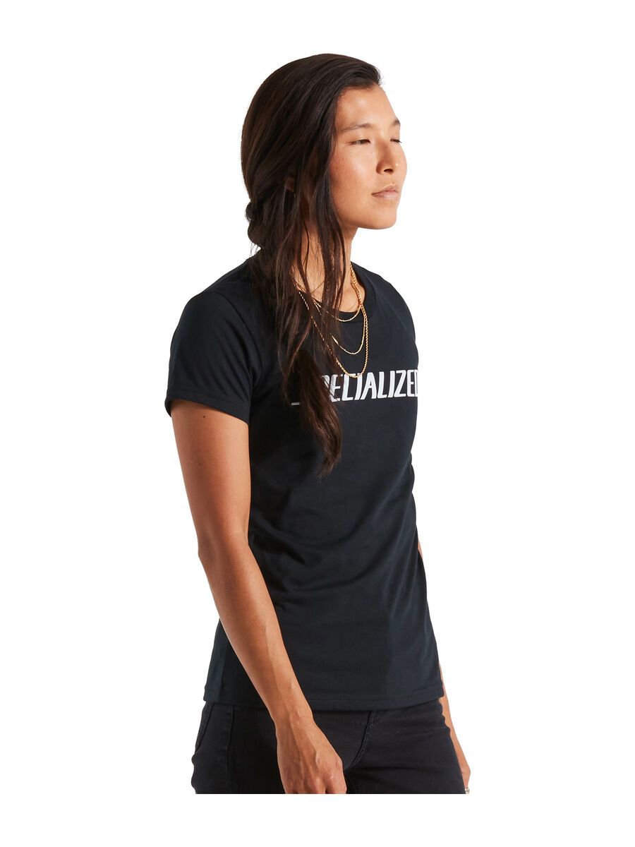 Specialized Wordmark T-Shirt Damen kurzarm, black - Bild 3