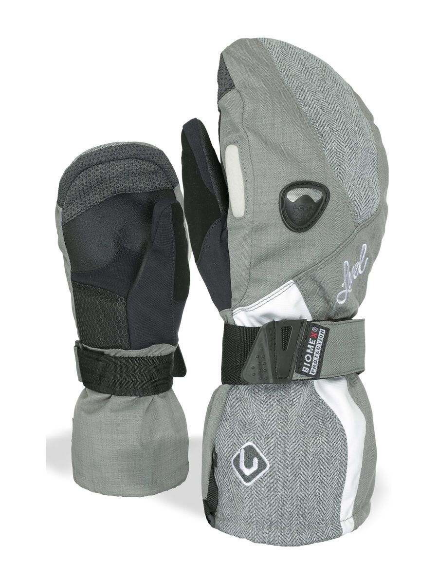 Level Womens's Butterfly Mitt, tartan grey - Bild 1