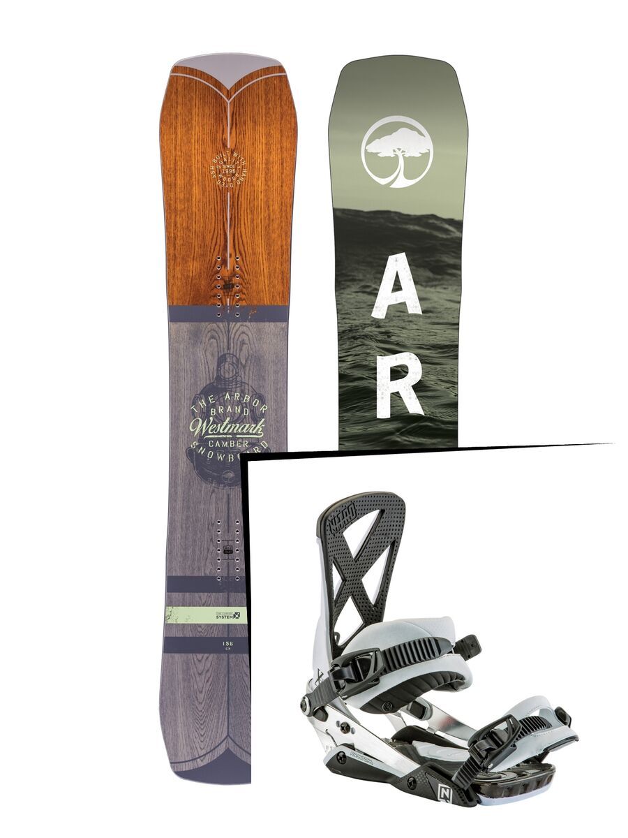 Set: Arbor Westmark Camber 2017 + Nitro Phantom (1691280S) - Bild 1