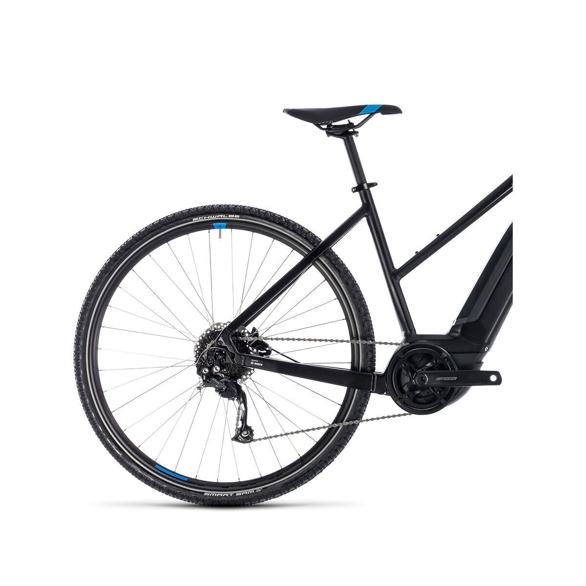 Cube Cross Hybrid ONE 500 Trapeze, black´n´blue - Bild 5