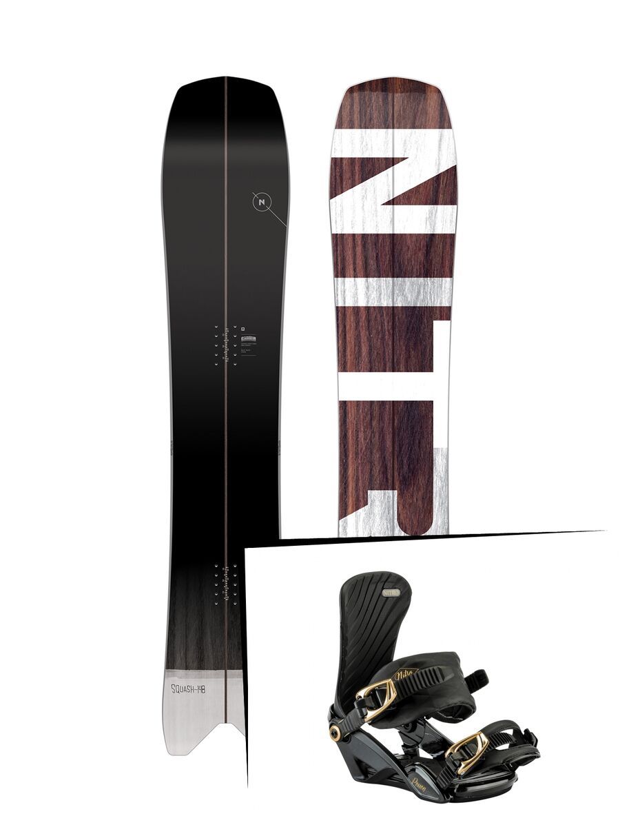 Set: Nitro Squash Womens 2019 + Nitro Poison black silk - Bild 1