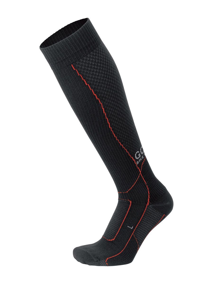 Gore Bike Wear Velocity Compression Socken, black/red - Bild 1