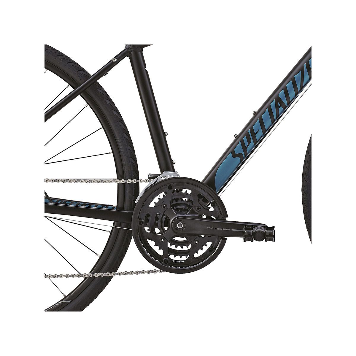 Specialized Vita Sport Disc, Satin Black/Teal/White - Bild 3