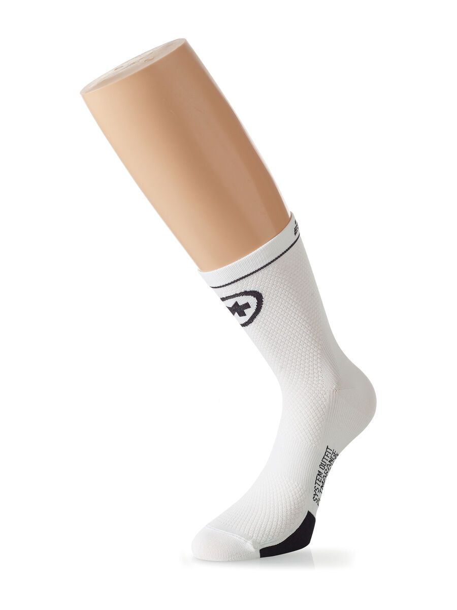 Assos equipeSocks evo7, white ametyst/block black - Bild 1