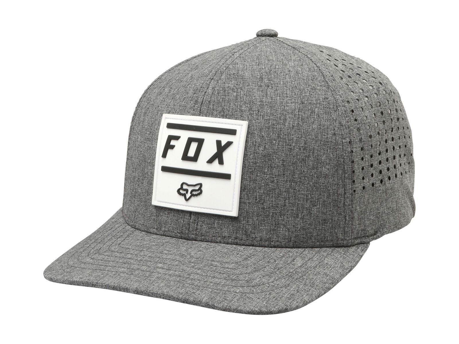 Fox Listless Flexfit Hat, heather graphite - Bild 1