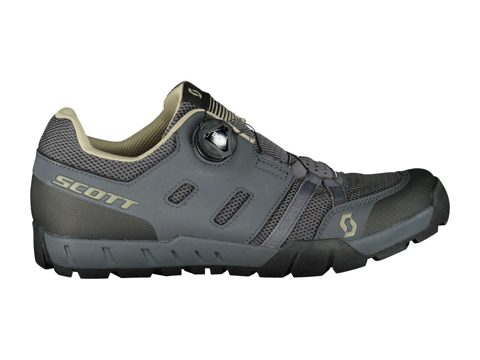 Scott Sport Crus-r Flat Boa Shoe, dark grey/beige - Bild 1