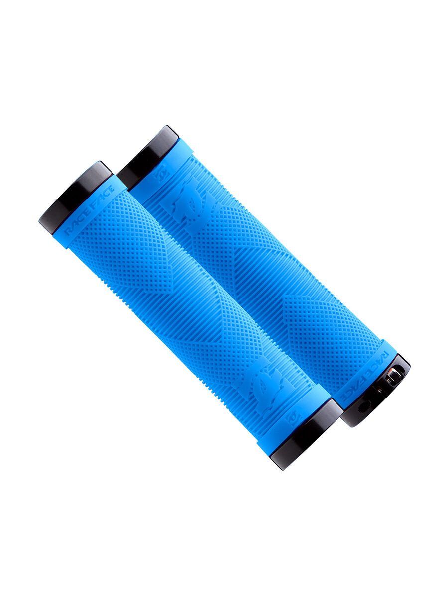 Race Face Sniper Lock-On Griffe, Doppelklemmung, blue - Bild 1