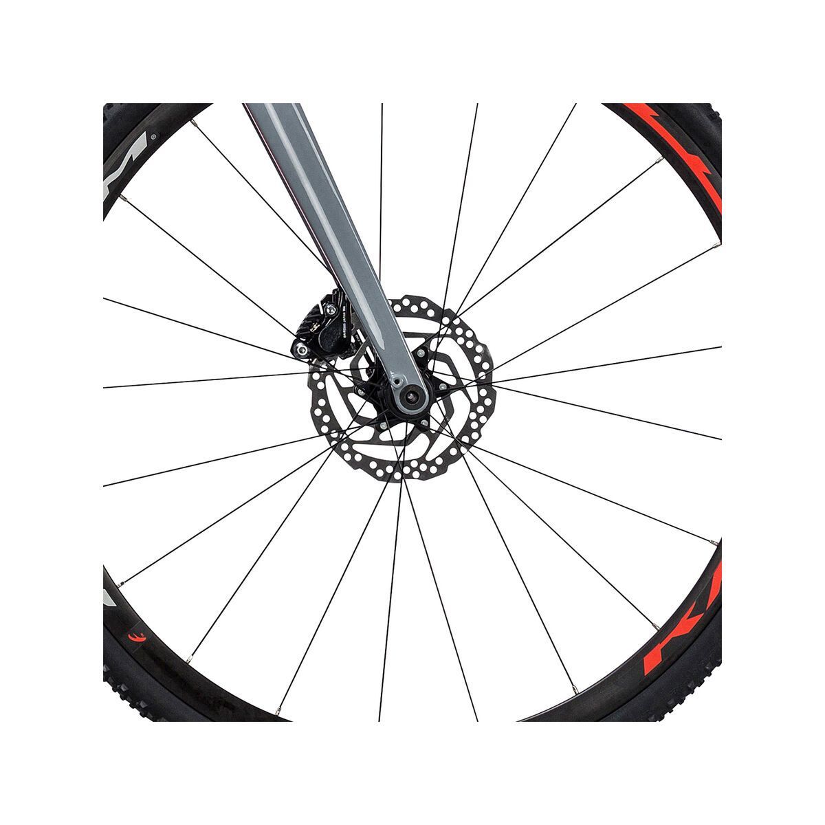 Cube Cross Race Pro, grey´n´flashred - Bild 2