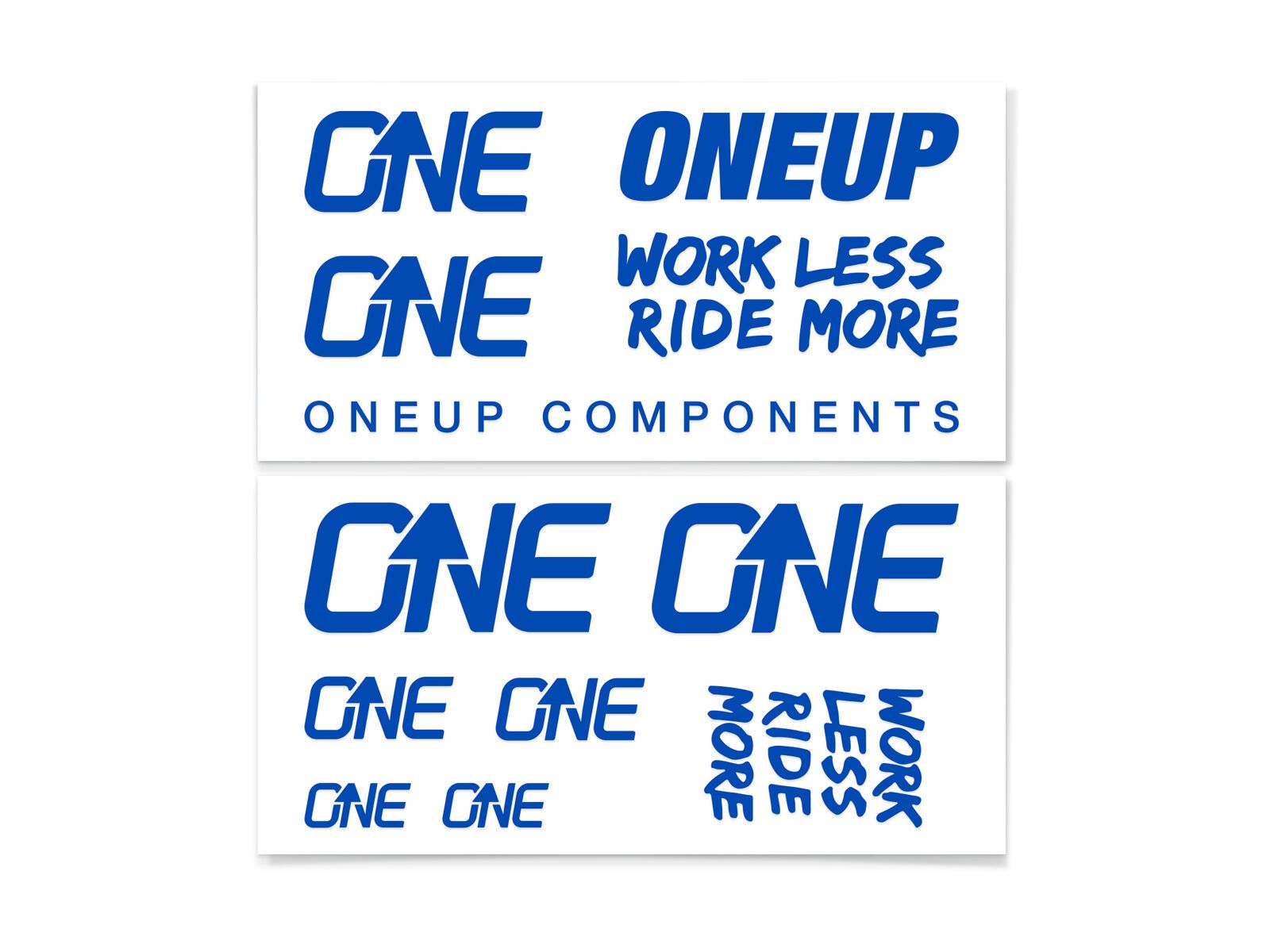 OneUp Components Decal Kit Carbon Handlebar, blue - Bild 1