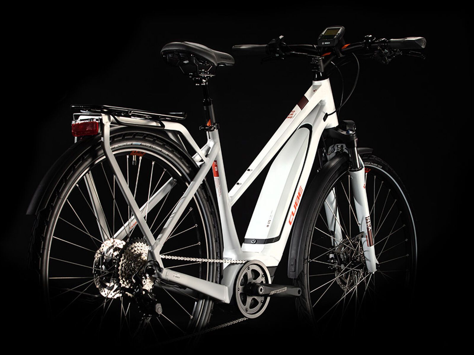 Cube Touring Hybrid Pro Trapeze, grey´n´red - Bild 2