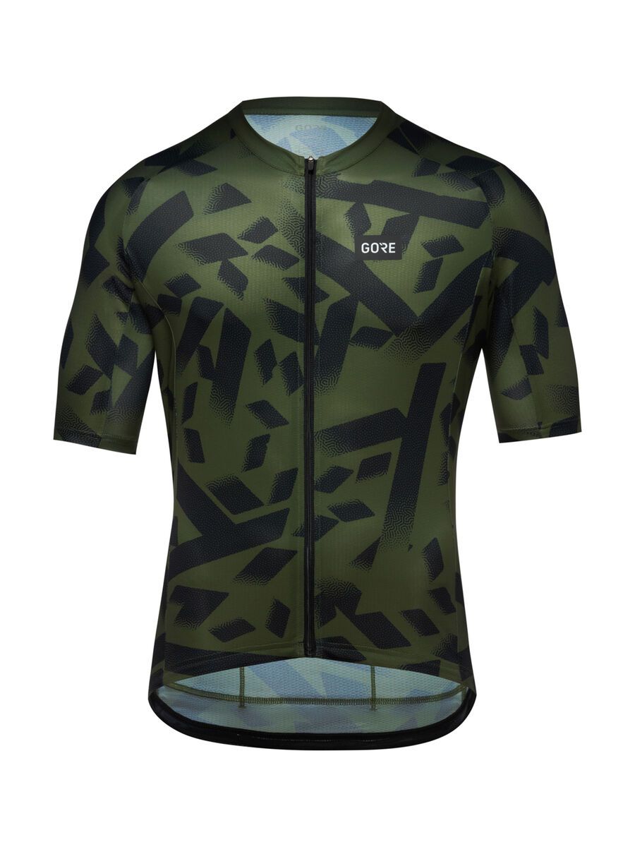 GOREWEAR Spirit Signal Camo Trikot Herren, utility green/black - Bild 1