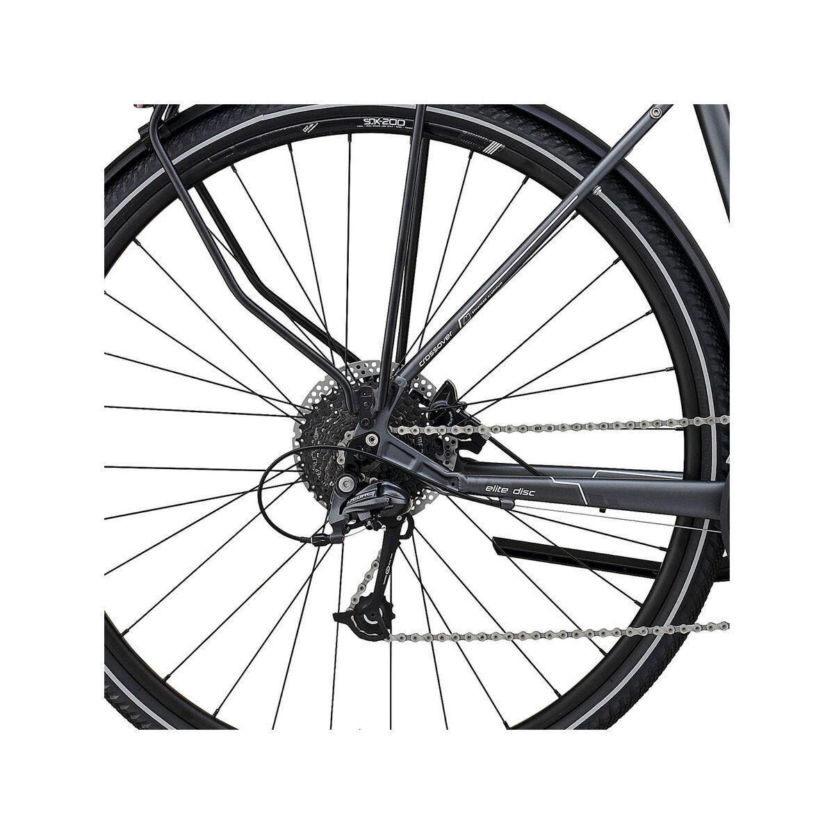 Specialized Crossover Elite Disc, Graphite/White/Charcoal - Bild 4