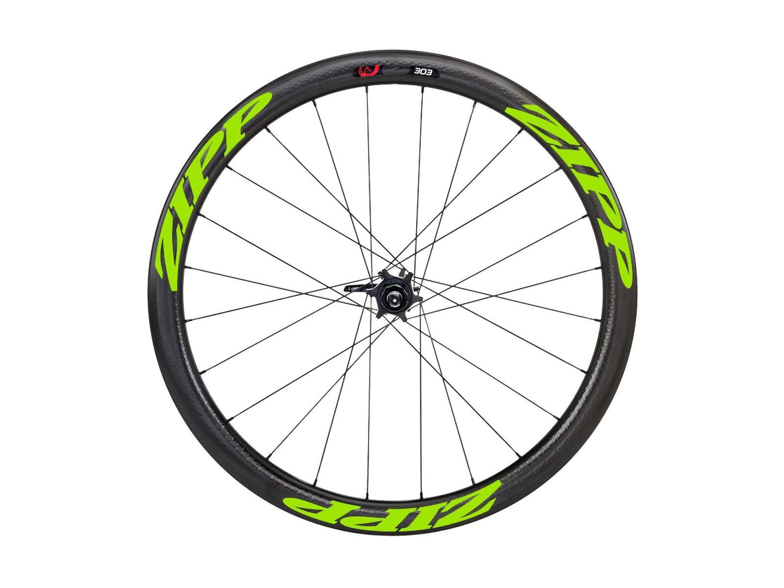 Zipp 303 Firecrest Tubular Disc-brake, schwarz/grün - Bild 1