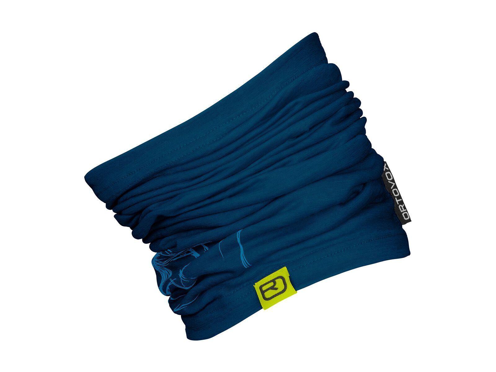 Ortovox 120 Merino Tec Logo Neckwarmer, petrol blue - Bild 1