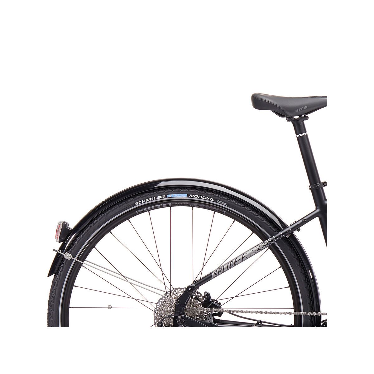 Kona Splice-E, matt black w/ dark silver decals - Bild 6