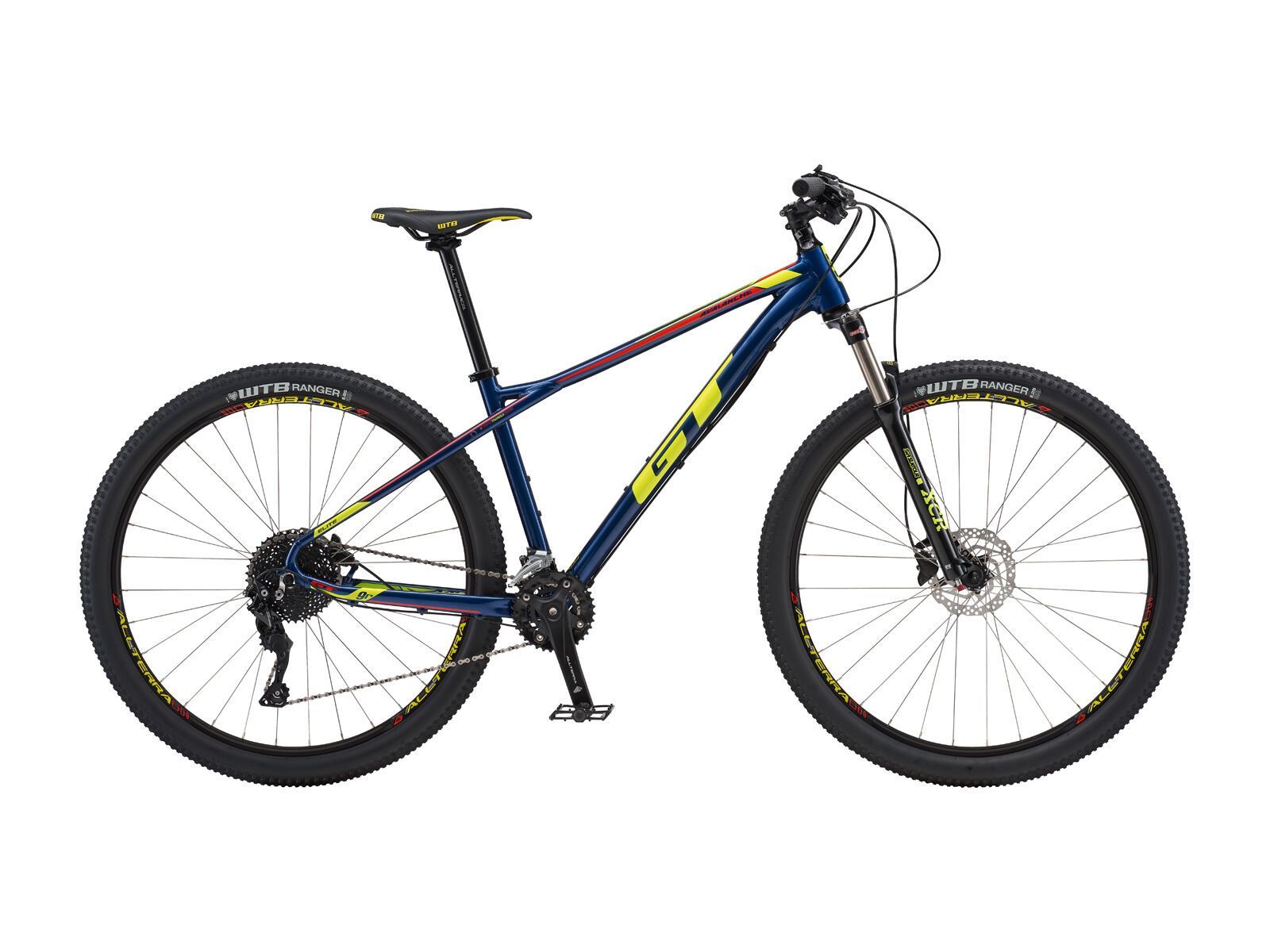 GT Avalanche Elite 27.5, gloss deep navy w/ neon yellow & neon red - Bild 1
