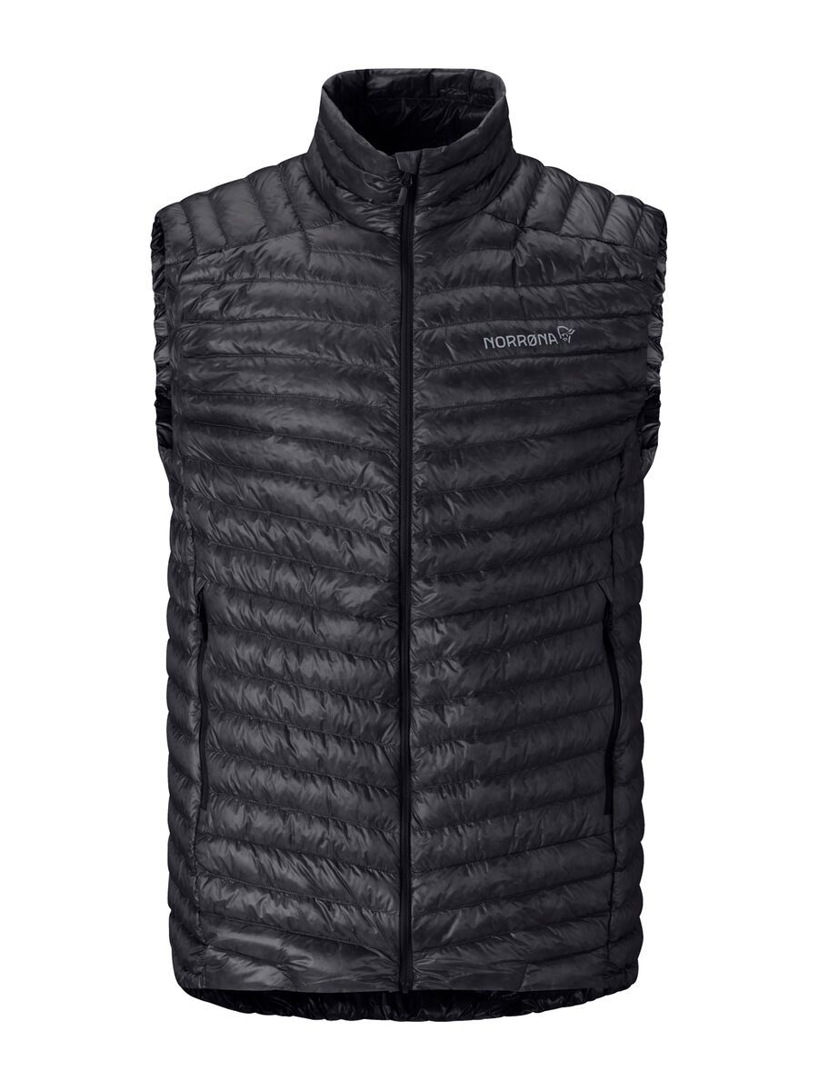 Norrona trollveggen down800 super light Vest M's, caviar black - Bild 1