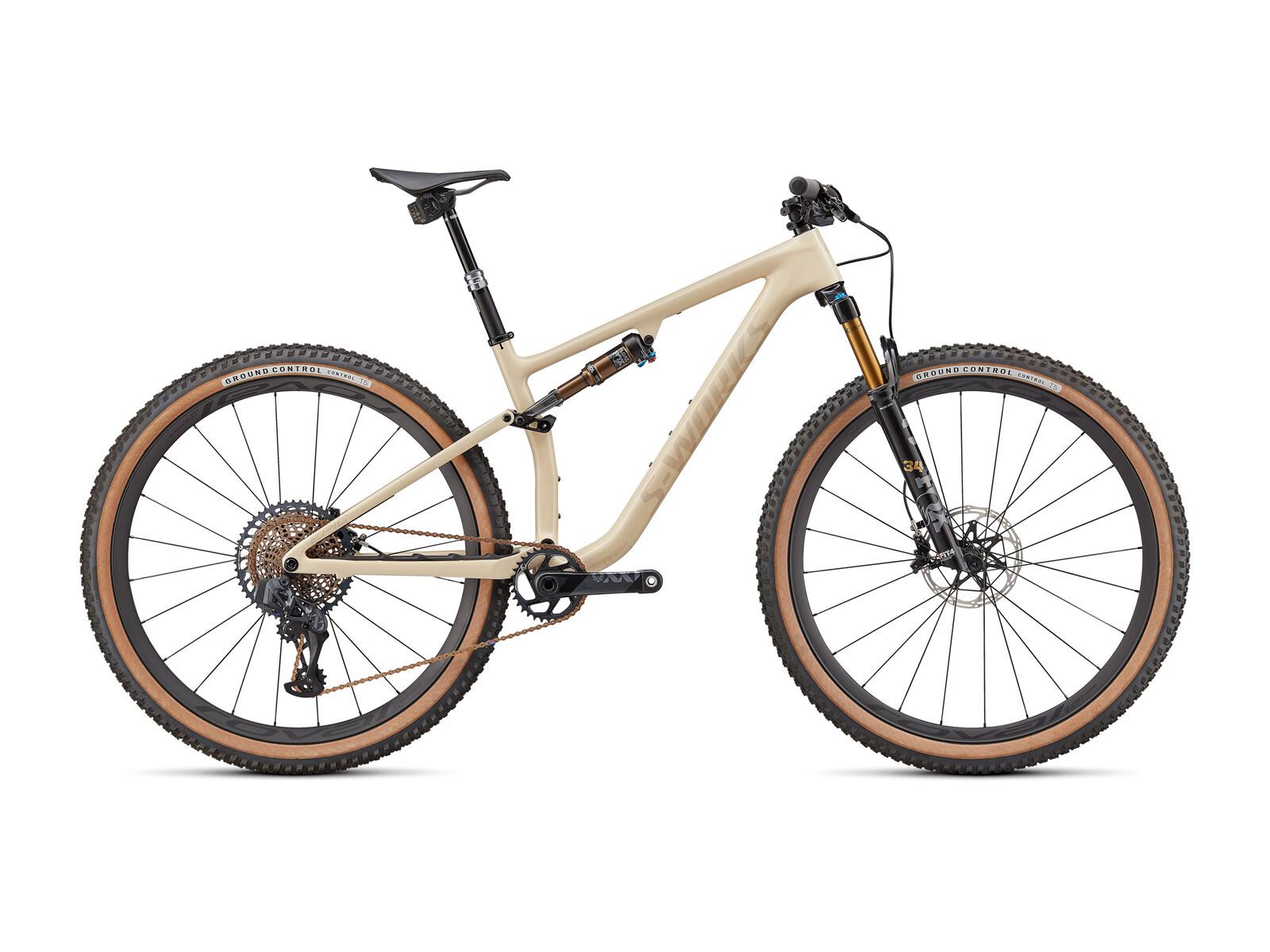 Specialized S-Works Epic Evo, gloss sand/satin red gold tint - Bild 1