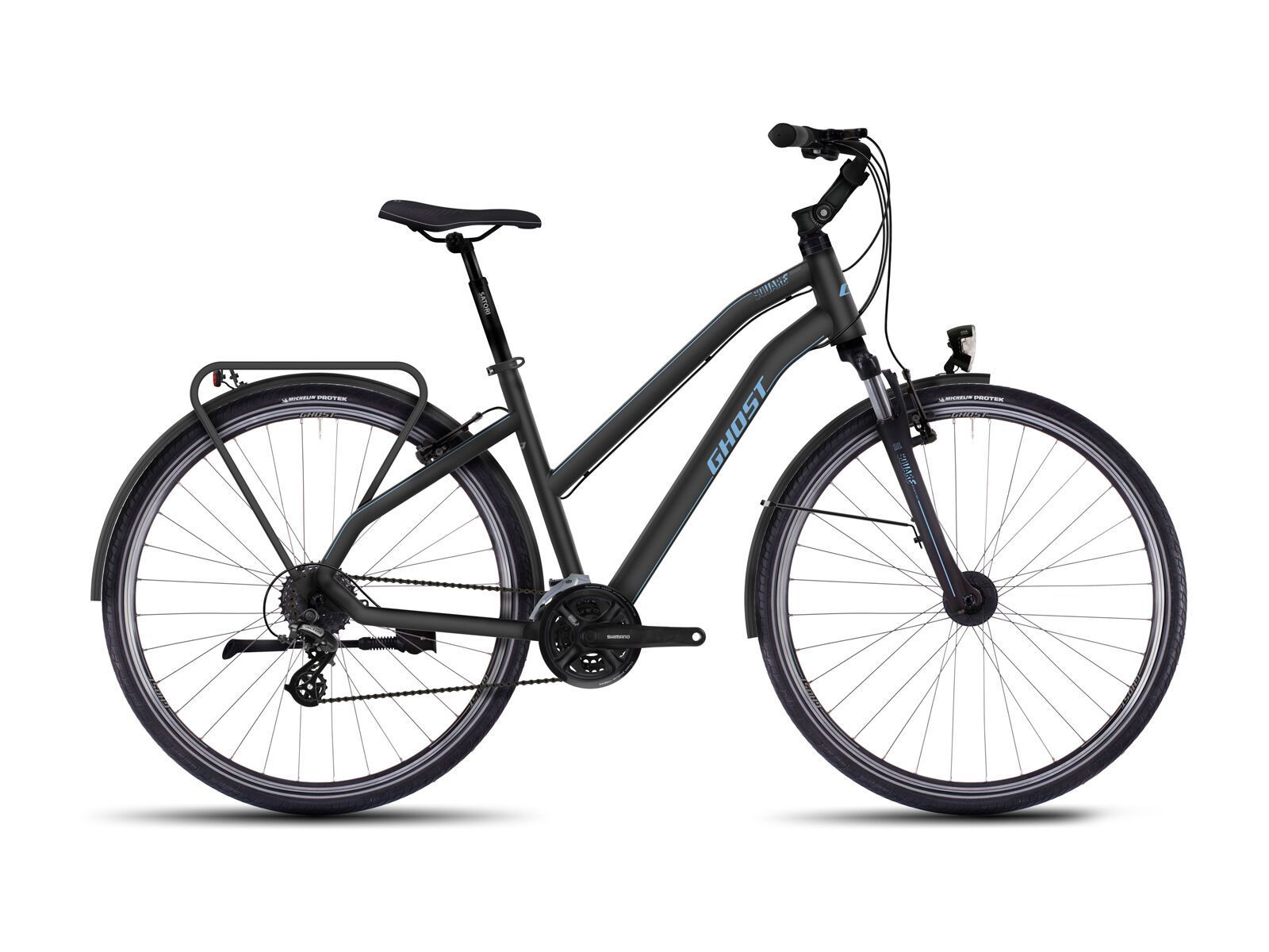 Ghost Square Trekking 1 Miss, black/lightblue - Bild 1