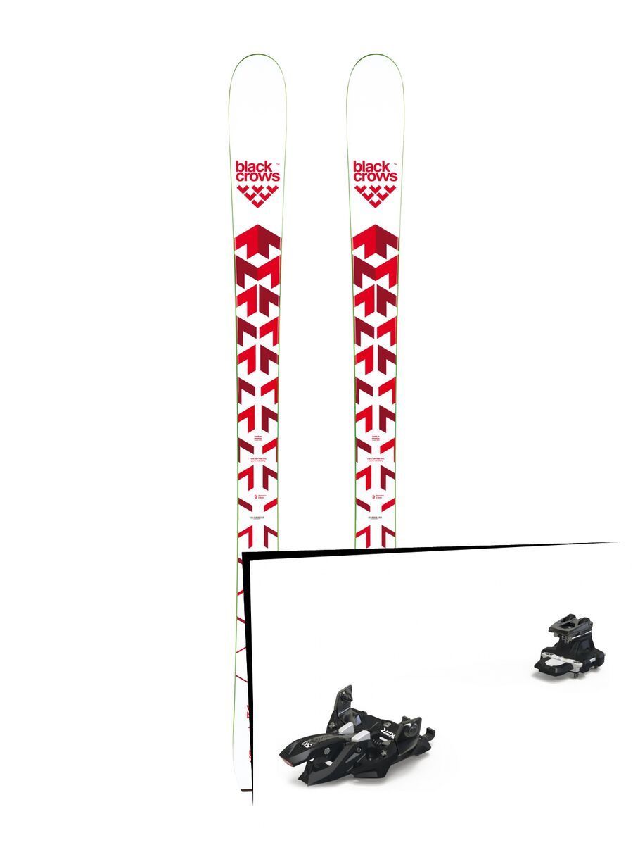 Set: Black Crows Vertis Birdie 2019 + Marker Alpinist 12 black/titanium - Bild 1