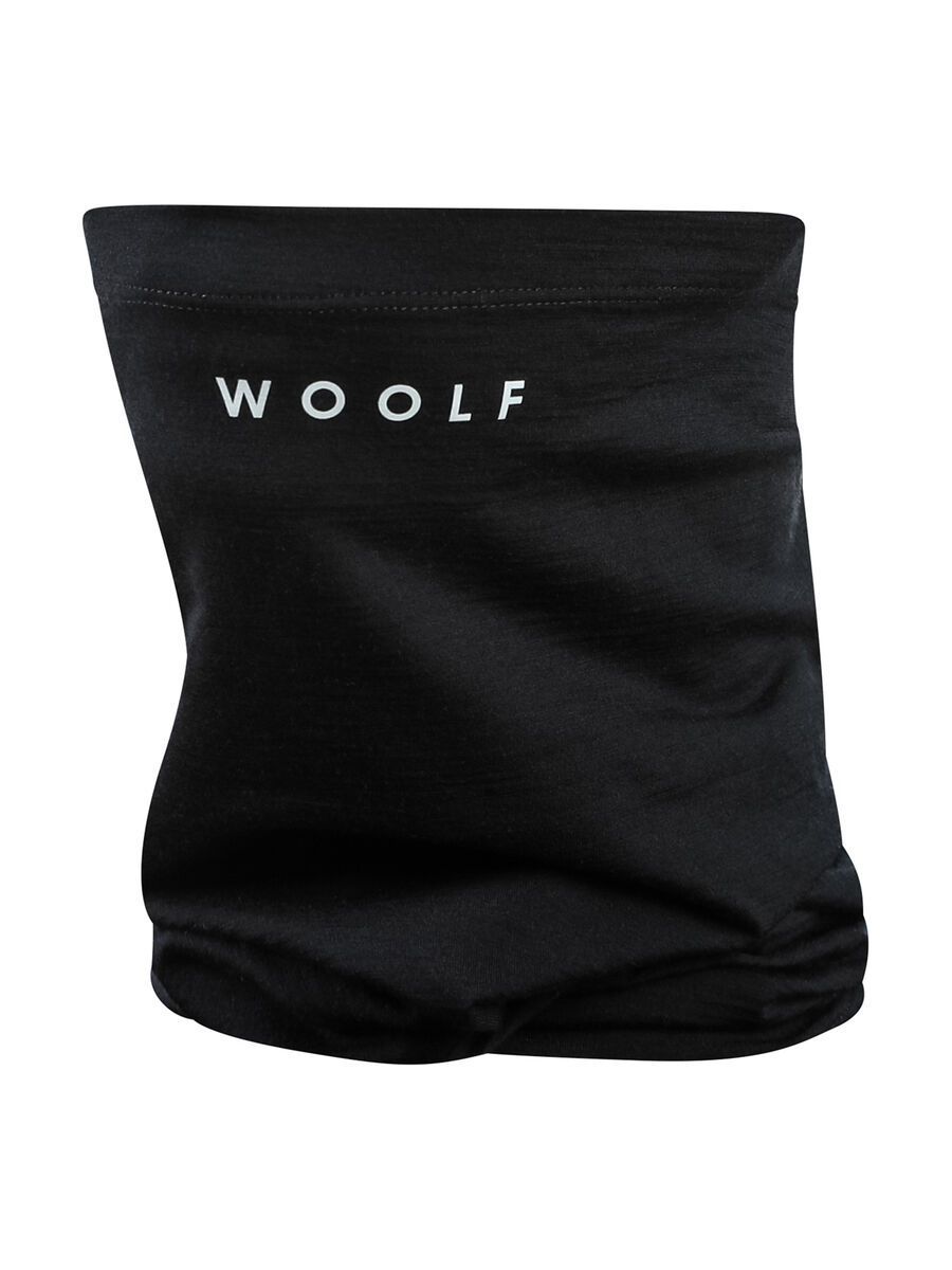 Woolf Merino Tinden Neck Gaiter, black - Bild 1