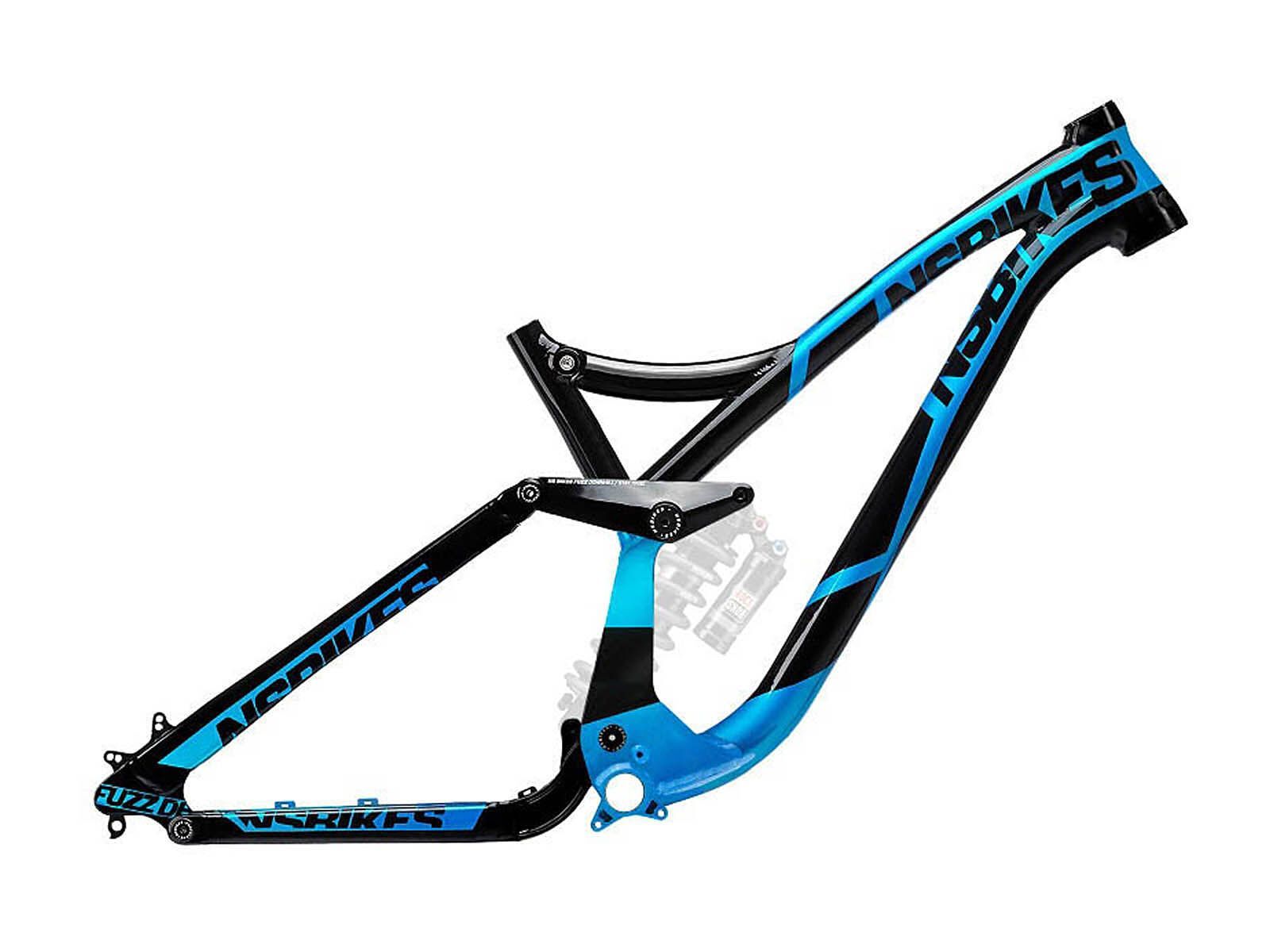 NS Bikes Fuzz Frame, Blau - Bild 1