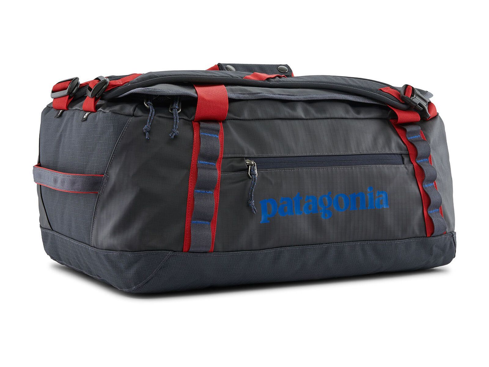 Patagonia Black Hole Duffel 40L, smolder blue w/amanita red - Bild 1