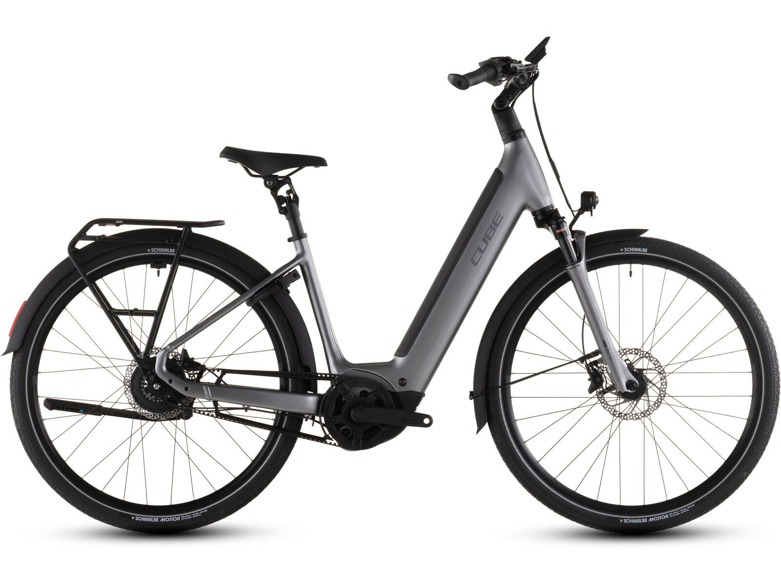 Cube Supreme Hybrid Deluxe Pro 600 Easy Entry 28, quicksilver´n´grey - Bild 1