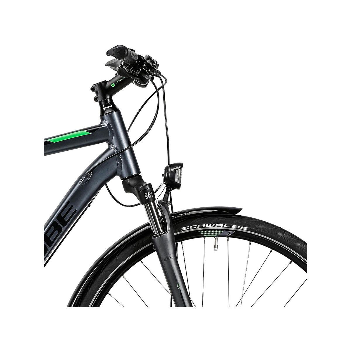 Cube Touring EXC, grey black flashgreen - Bild 5
