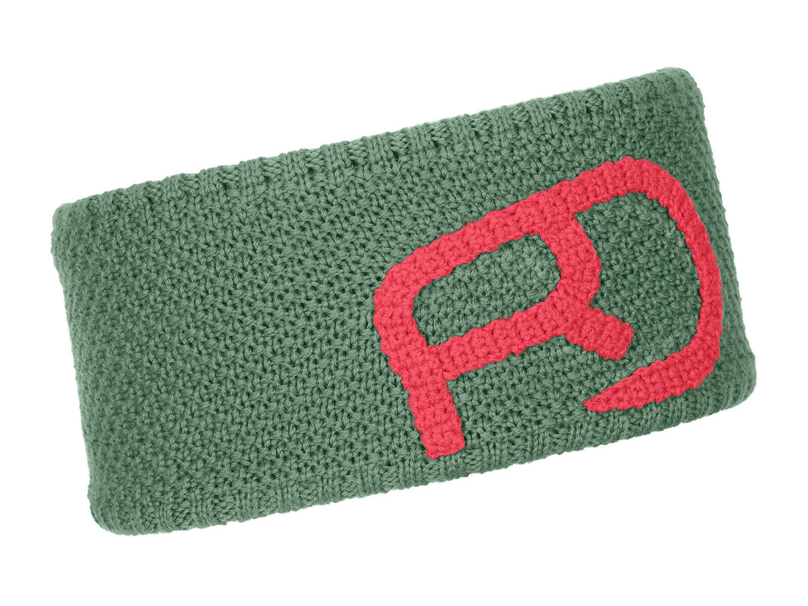 Ortovox Merino Rock'n'Wool Headband W, green isar - Bild 1