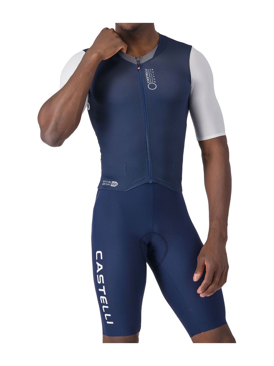 Castelli Saturday Morning Skinsuit, belgian blue/white - Bild 1