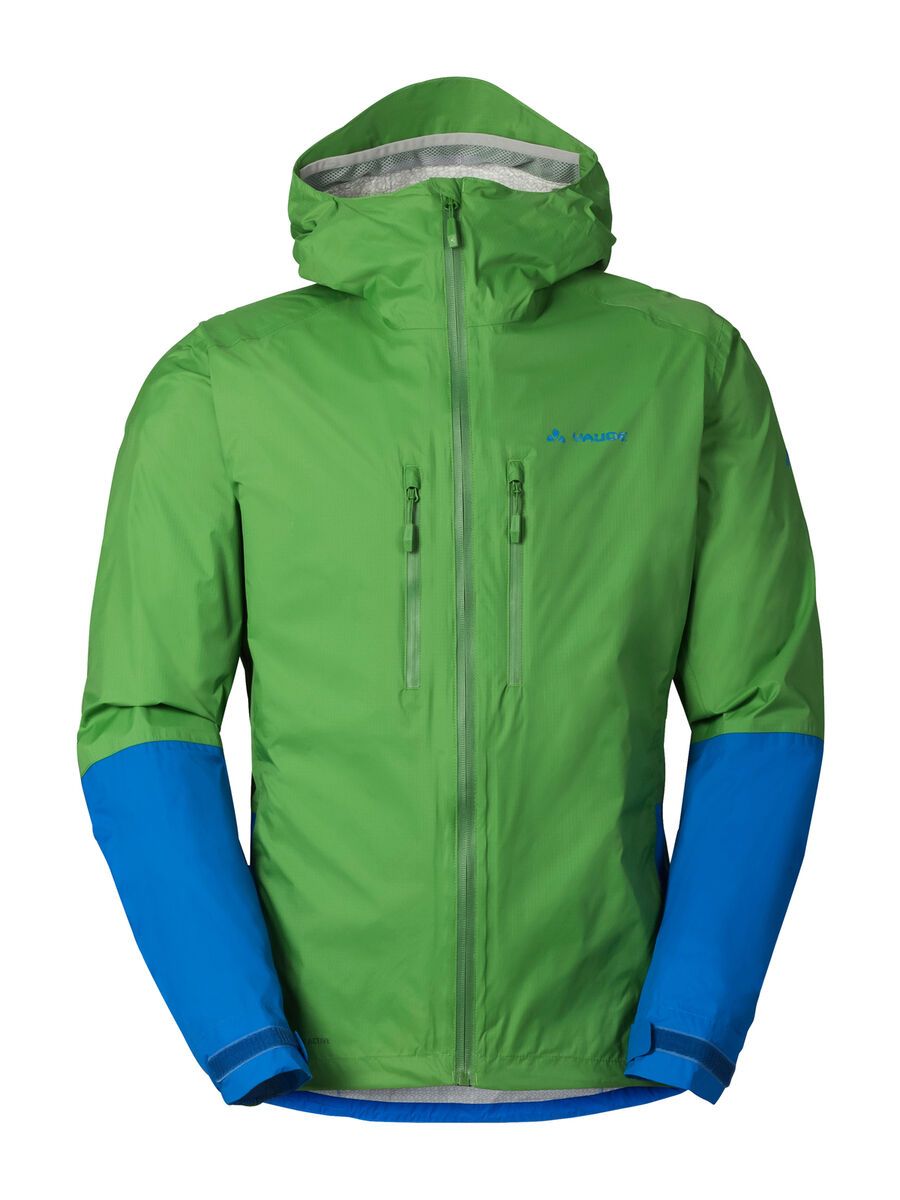 Vaude Mens Tremalzo Rain Jacket II, parrot green - Bild 1