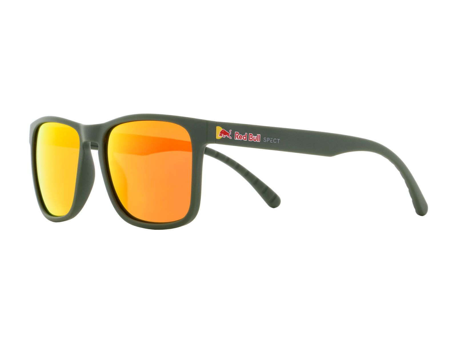 Red Bull Spect Eyewear Edge, Brown Red Mirror Polarized / olive green - Bild 3