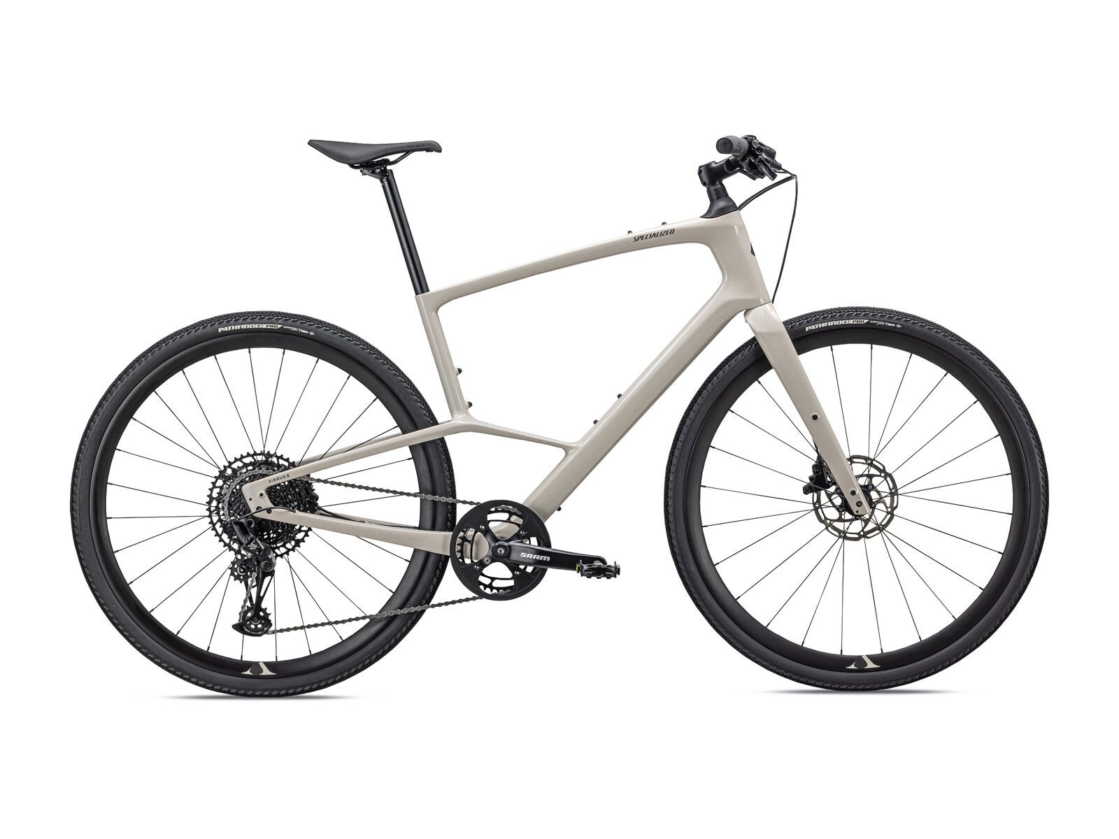 Specialized Sirrus X 5.0, gloss white mtns/gunmetal/satin white mtns refl. - Bild 1