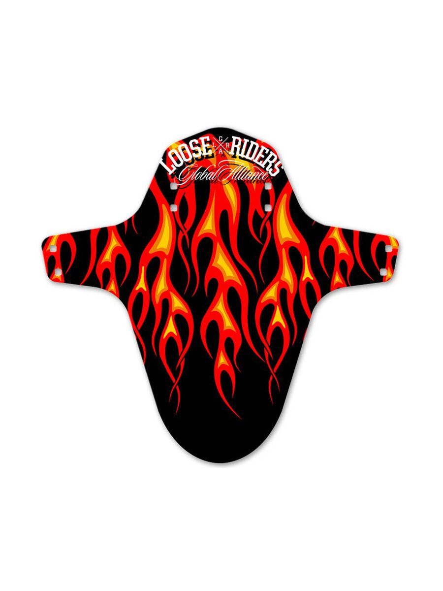 Loose Riders Mudguard Flames, multi color - Bild 1