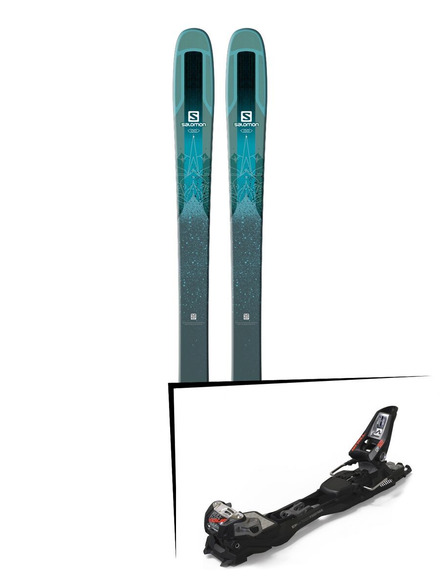 Set: Salomon QST Lumen 99 2018 + Marker F12 Tour EPF black/anthracite - Bild 1