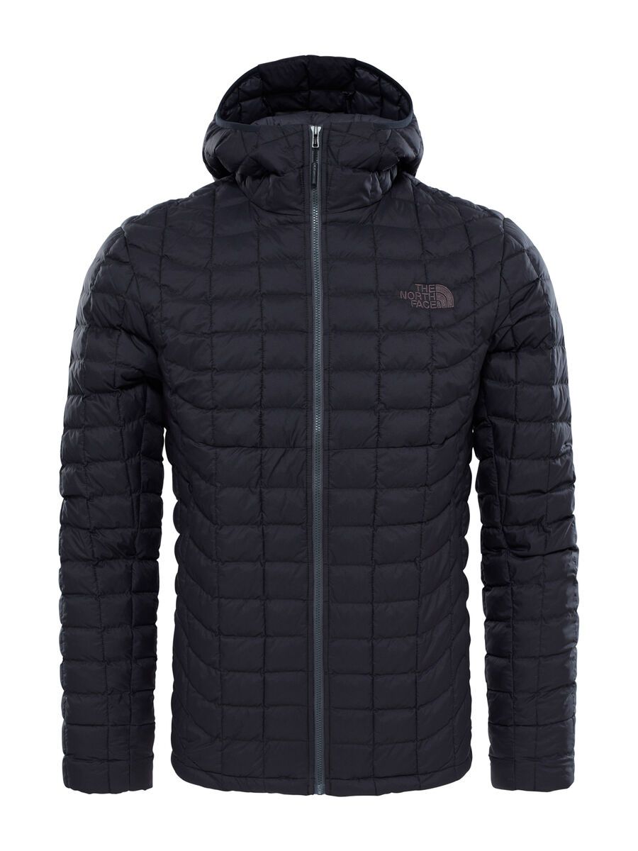 The North Face Mens Thermoball Hoodie Jacket, tnf black matte - Bild 1