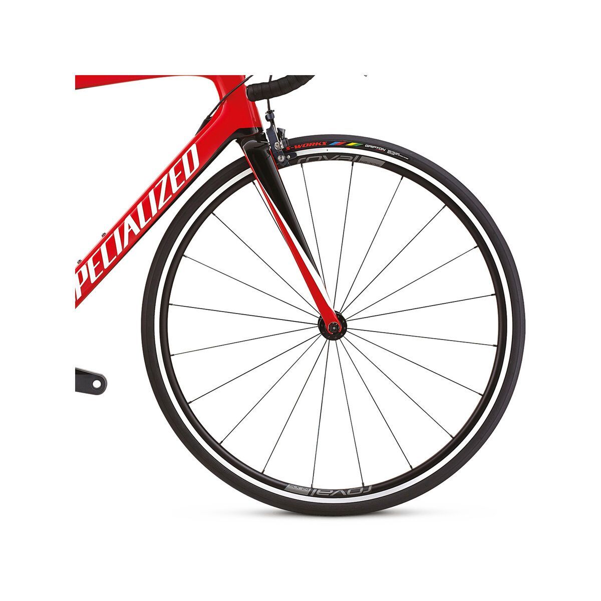 Specialized Tarmac Expert Ultegra, flo red/metallic white silver/tarmac black - Bild 4